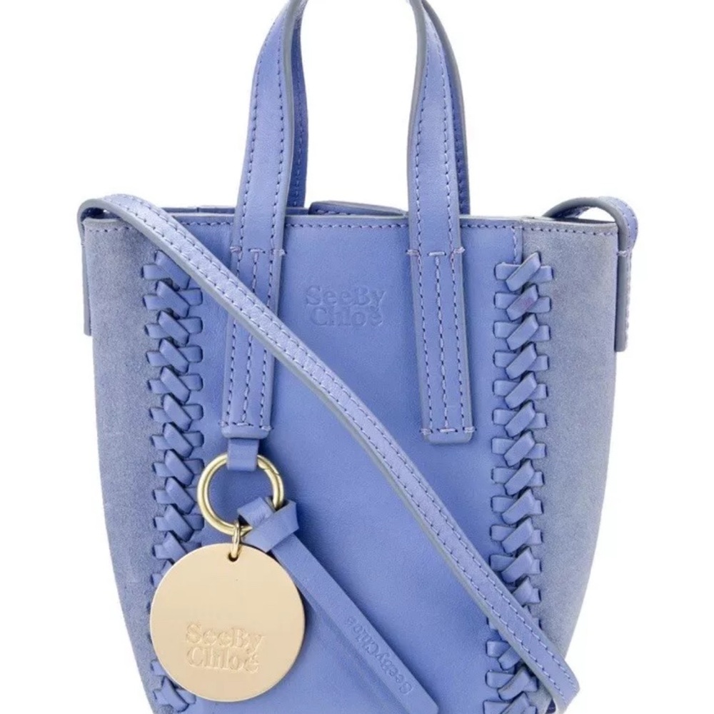 See By Chloe Tilda Bag Lilac - suede and leather
